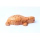 Cat puzzle wooden toys - Handmade - Green Material & Natural Wood Color