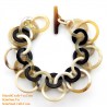 Natural horn bracelet - Model 0204