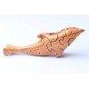 Whale Puzzle Wooden Toys - Handmade - Green material & Natural Wood Color