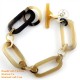 Natural circle horn necklace - Model 0009