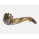 Dragon Smoking Pipe made of black water buffalo horn