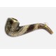 Dragon Smoking Pipe made of black water buffalo horn