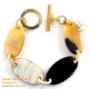 Natural circle horn necklace - Model 0009