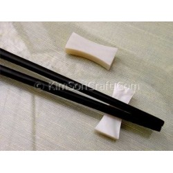 Chopsticks holder flat and curved from mother of pearl