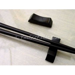 2cm x 5cm x 1cm - Chopsticks holder - Handmade from cattle white horn - Trapeziumshape shape