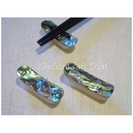 2cm x 5cm x 1cm - Chopsticks holder - Handmade from cattle white horn - Trapeziumshape shape