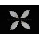 2cm x 5cm x 1cm - Chopsticks holder - Handmade from cattle white horn - Trapeziumshape shape