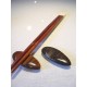 2cm x 5cm x 1cm - Chopsticks holder - Handmade from cattle white horn - Trapeziumshape shape