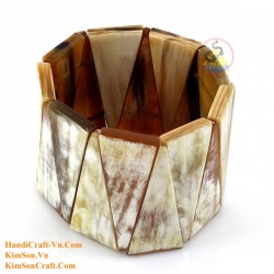 Natural circle horn necklace - Model 0009