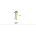 Rosette aus Buffalo Bone