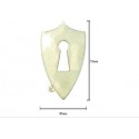 Escutcheon From Buffalo Bone