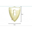Rosette aus Buffalo Bone