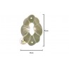 Escutcheon From White Mother Of Pearl