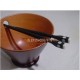 2cm x 5cm x 1cm - Chopsticks holder - Handmade from cattle white horn - Trapeziumshape shape