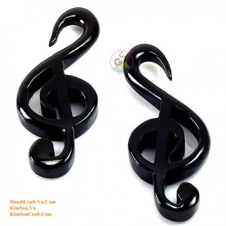 水牛の角から手作りオーガニック ピアス