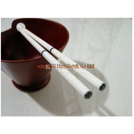2cm x 5cm x 1cm - Chopsticks holder - Handmade from cattle white horn - Trapeziumshape shape