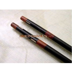 Chopsticks handmade from ebony and bone marquetry