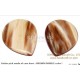 Guitar pic accessories handmade from marble horn