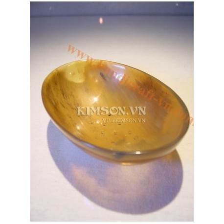 Bowl - Genuine Buffalo Horn - Black Color