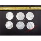 One piece genuine white mother of pearl cabochon jewelry elements, jewelry part