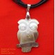 OWL Handmade Natural Shell Pendant Necklace