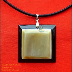 Exquisite Handmade Organic Horn Pendant Necklace