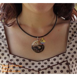 絶妙な手作り天然シェル ペンダント ・ ネックレス