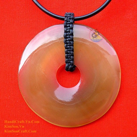 Exquisite Handmade Organic Horn Pendant Necklace