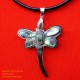 DRAGONFLY Handmade Natural Abalone Pendant Necklace