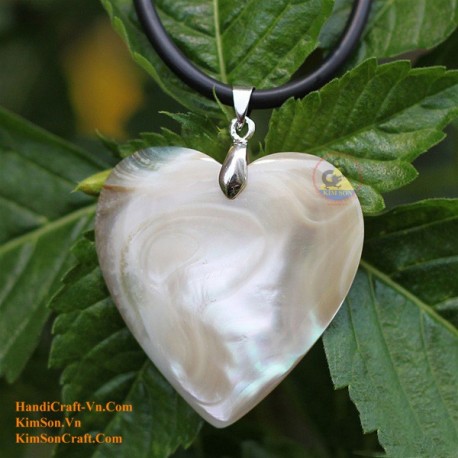 СЕРДЦЕ Handmade природных Shell ожерелье