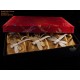 Combo Napkin: 6 Dragon-fly napkin marble cow horn with Brocade box