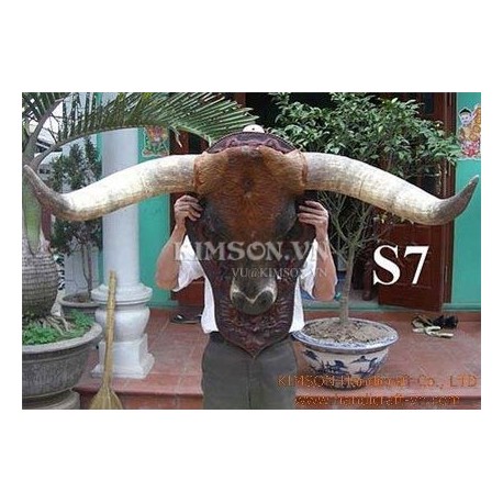 Full Pair Supper Buffalo Horn for Black Powder Holder