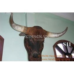 Full Pair Supper Buffalo Horn for Black Powder Holder