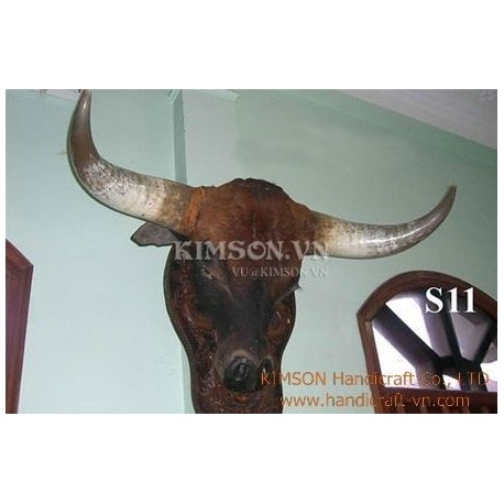 Full Pair Supper Buffalo Horn for Black Powder Holder