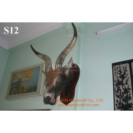 Full Pair Supper Buffalo Horn for Black Powder Holder