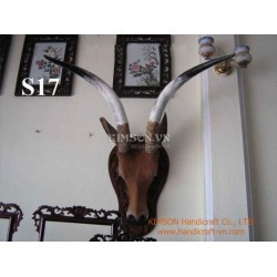 Full Pair Supper Buffalo Horn for Black Powder Holder