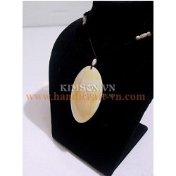 Exquisite Handmade Organic Horn & Silver Pendant Necklace