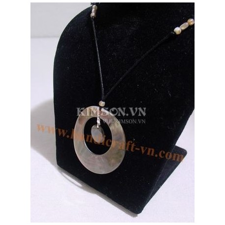 Exquisite Handmade Organic Horn & Silver Pendant Necklace