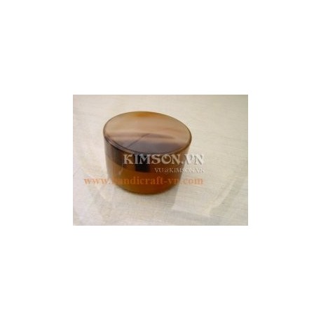 Combo Napkin: 6 Dragon-fly napkin marble cow horn with Brocade box