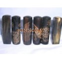 Combo Napkin: 6 Dragon-fly napkin marble cow horn with Brocade box