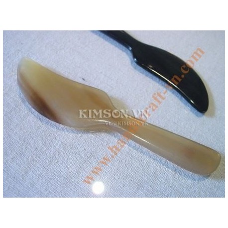 Combo Napkin: 6 Dragon-fly napkin marble cow horn with Brocade box