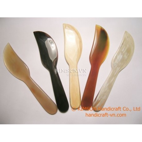 Combo Napkin: 6 Dragon-fly napkin marble cow horn with Brocade box