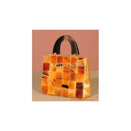 Белый мрамор рог буйвола мешок