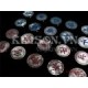 Combo Napkin: 6 Dragon-fly napkin marble cow horn with Brocade box
