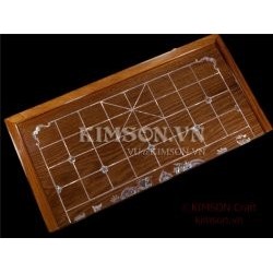Китайские шахматы Gameboard сделаны из розового дерева и инкрустацией AAA перламутр