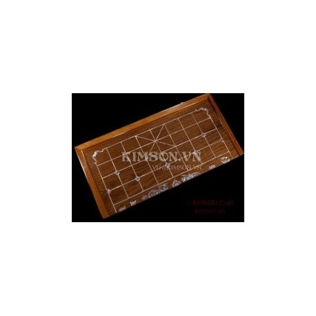 Chinese Chess Gameboard made from rosewood and inlay AAA mother of pearl