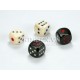 Dice made of BLACK water buffalo horn (1 Dice)