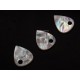 Guitar pic accessories handmade from mother of pearl