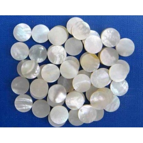 Weiße Mutter von Perlen Punkten