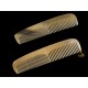 Real Horn Comb - Double Style Of Tooth - 13 x 3 cm - 5.11 x 1.18 Inch